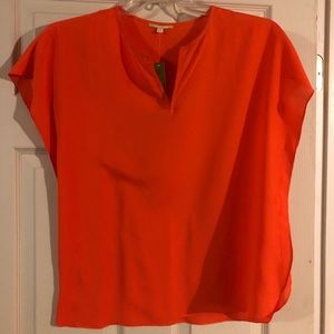 Orange blouse
